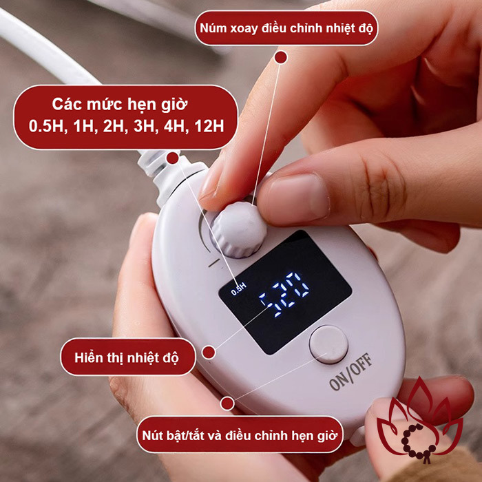 Lư Xông Trầm Hương Dùng Điện | Điều Chỉnh Nhiệt Từ 60–520 °C