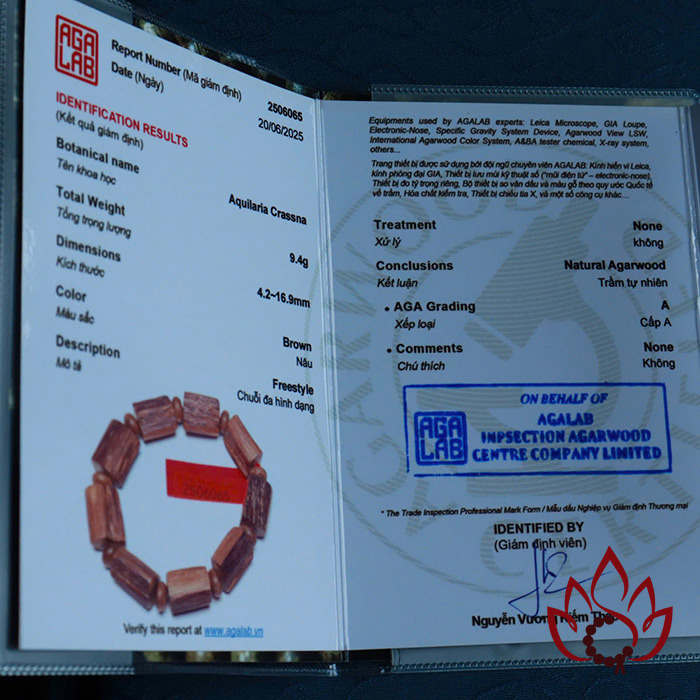 Vòng Trầm Hương Trúc Thô | 12 Ly | Trầm Kiến Tự Nhiên Lâu Năm