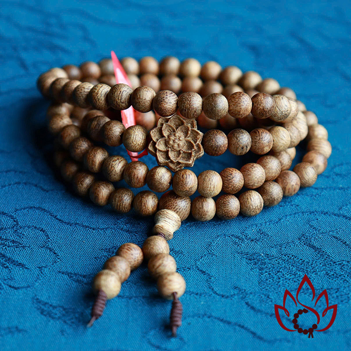 Vòng Trầm Hương 108 Hạt | 6 ly | Trầm Tốc Kiến Tự Nhiên Lâu Năm