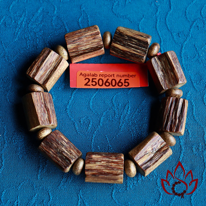 Vòng Trầm Hương Trúc Thô | 12 Ly | Trầm Kiến Tự Nhiên Lâu Năm