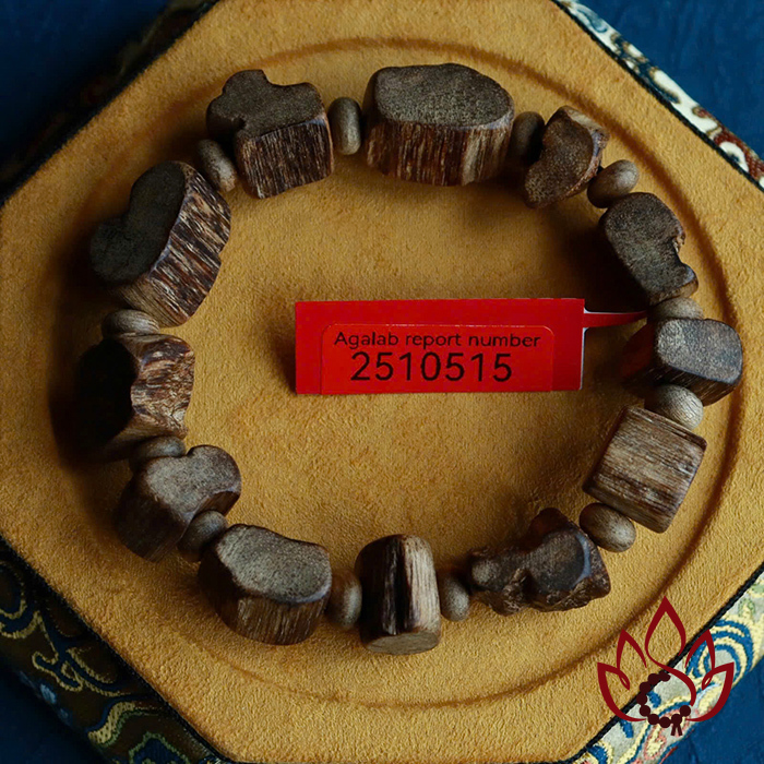 Vòng Trầm Hương Hạt Thô | Trầm Tốc Banh Tự Nhiên